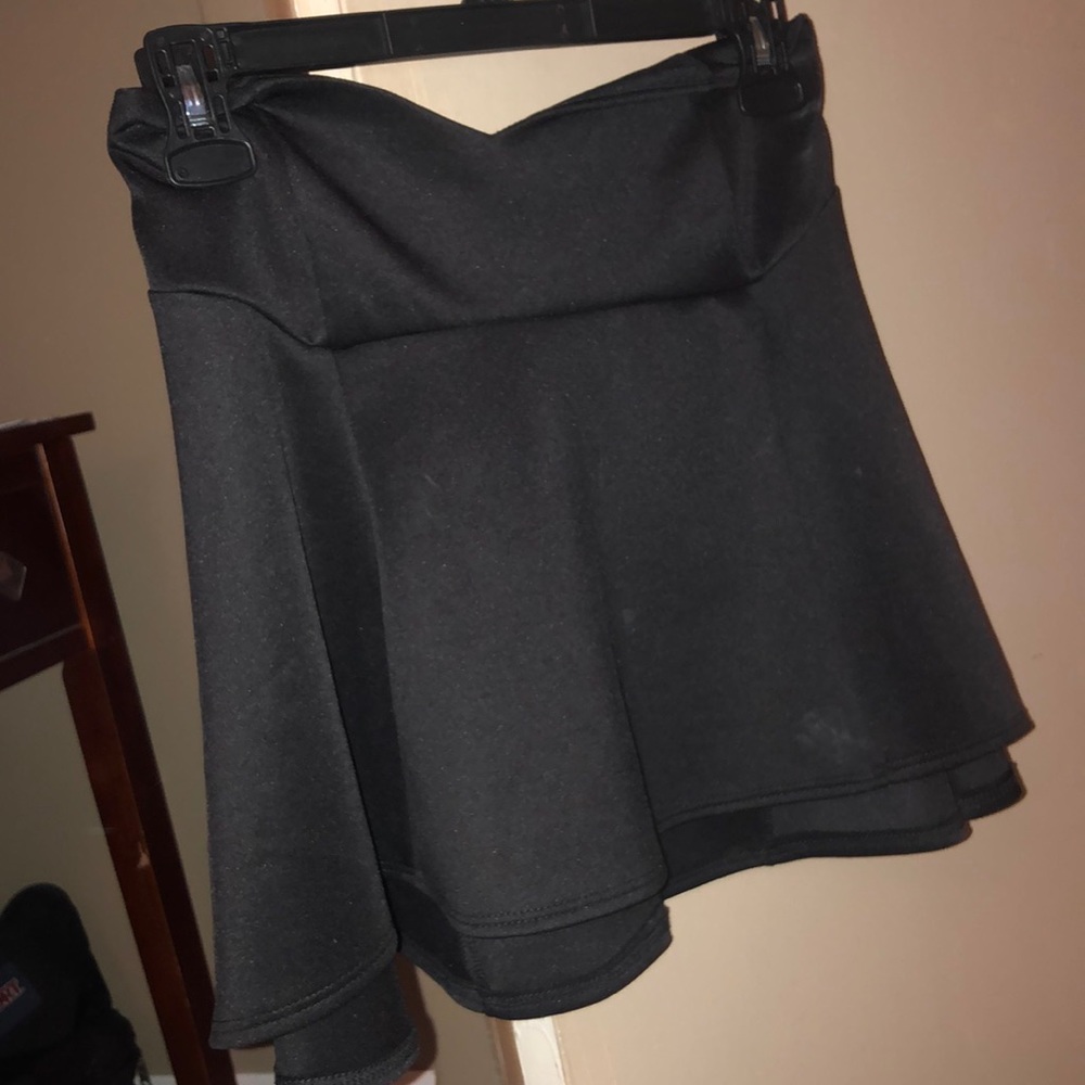 Black peplum